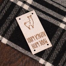 Load image into Gallery viewer, Rectangular Cork Leather Labels