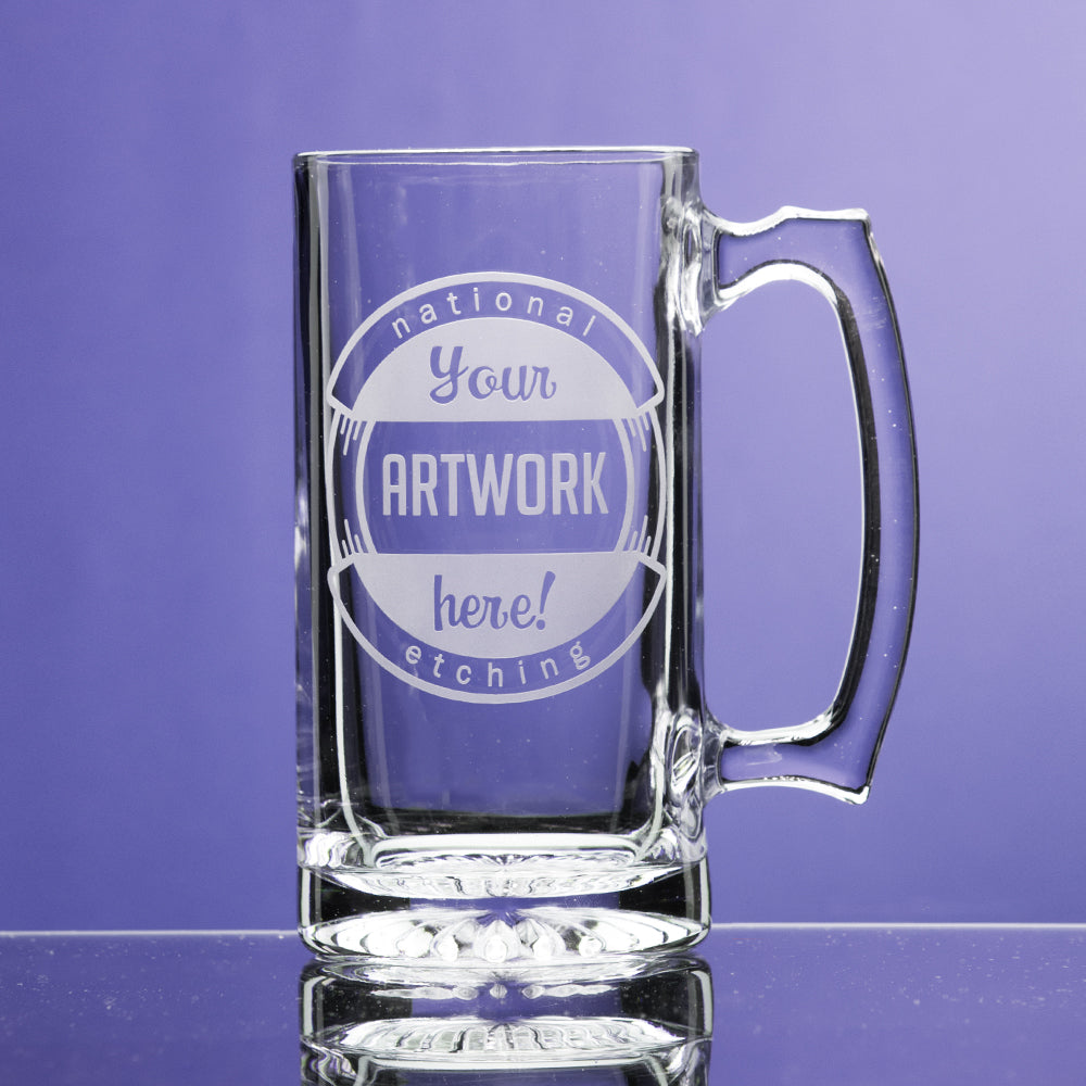 Create Your Own 25 oz sport beer mug National Etching