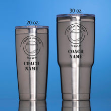 Load image into Gallery viewer, Baseball Coach Tumbler - National Etching