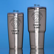 Load image into Gallery viewer, Basketball Coach Tumbler - National Etching