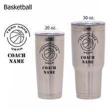 Load image into Gallery viewer, Basketball Coach Tumbler - National Etching
