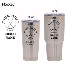 Load image into Gallery viewer, Hockey Coach Tumbler - National Etching