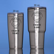 Load image into Gallery viewer, Softball Coach Tumbler - National Etching