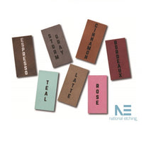 Load image into Gallery viewer, Square Vegan Leather Labels