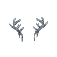 Load image into Gallery viewer, Silver Acrylic Antlers for votives by National Etching