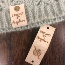 Load image into Gallery viewer, Cork Labels with holes for rivets