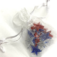 Load image into Gallery viewer, National Etching USA stars glitter acrylic table scatter