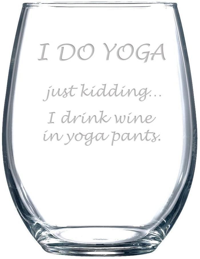 To Reduce Stress, I do Yoga Just Kidding I Drink Wine In My Yoga Pants –  transfer-kingdom