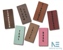Load image into Gallery viewer, Rectangular Vegan Leather Labels
