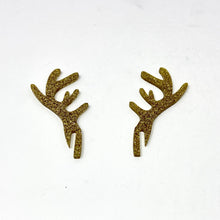 Load image into Gallery viewer, Gold Acrylic Antlers for votives by National Etching
