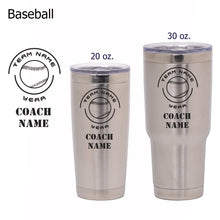 Load image into Gallery viewer, Baseball Coach Tumbler - National Etching
