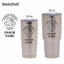 Load image into Gallery viewer, Basketball Coach Tumbler - National Etching

