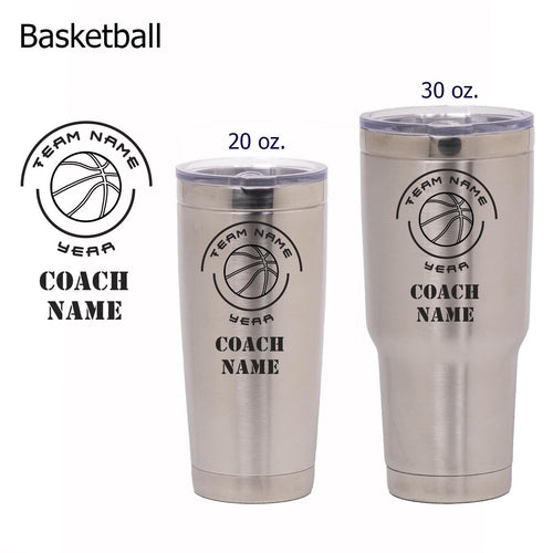 Basketball Coach Tumbler - National Etching