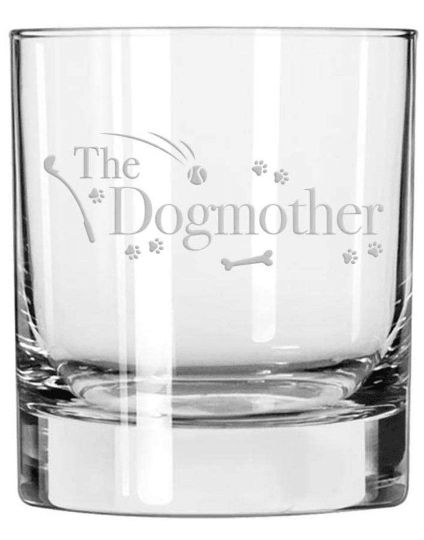 The Dogmother whiskey glass - National Etching