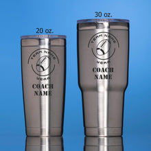 Load image into Gallery viewer, Football Coach Tumbler - National Etching
