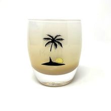 Load image into Gallery viewer, National Etching Palm Tree etched votive
