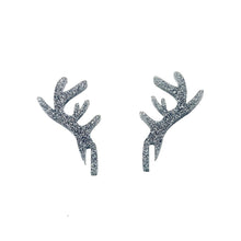 Load image into Gallery viewer, Silver Acrylic Antlers for votives by National Etching
