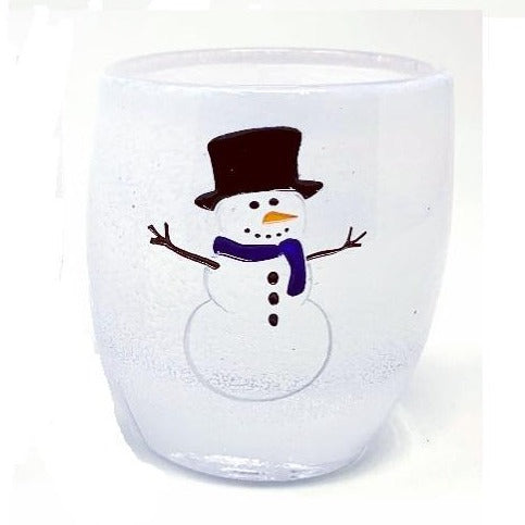 Snowman with top hat by National Etching