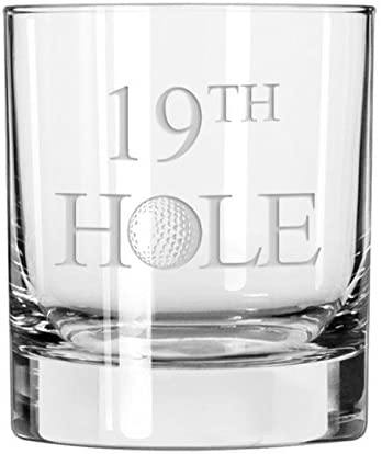 19th Hole whiskey glass